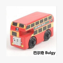 (bulgy) Thomas And Friends Wooden Pocket Toy Train Model Toys Molley Gold Diesel Lady Toby Track Train Toys For Boys Children Birthday Gifts