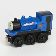 (handel) Thomas And Friends Wooden Pocket Toy Train Model Toys Molley Gold Diesel Lady Toby Track Train Toys For Boys Children Birthday Gifts