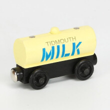(milk can) Thomas And Friends Wooden Pocket Toy Train Model Toys Molley Gold Diesel Lady Toby Track Train Toys For Boys Children Birthday Gifts