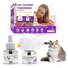 Premium Feline Calming Pheromone Spray - Stress Relief for Cats and Pets -