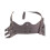 Dog Leather Anti Bark Muzzle for Large Medium Small Dogs M 3