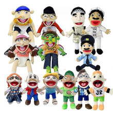 (Product 10) Jeffy And Feebee Hand Puppet Large Soft Doll Plush Toys Puppet Kids Gift