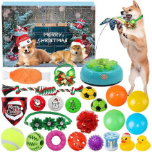 (CW 04 Toys) Christmas Advent Calendar Christmas pet toy blind box dog Christmas toy blind box Christmas cat toy gift