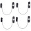 (White) 4 Pcs Window Restrictor Locks Window Restrictors Baby Security Window Locks Window Locks Door Locks 4