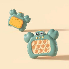 (G) Pop Push Bubble Fidget Sensory Toys Whack A Mole Music Quick Press Bubble Game Machine Squeeze Stress Relief Toy For Kids Adult