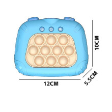 (V) Pop Push Bubble Fidget Sensory Toys Whack A Mole Music Quick Press Bubble Game Machine Squeeze Stress Relief Toy For Kids Adult