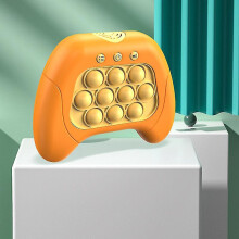 (R) Pop Push Bubble Fidget Sensory Toys Whack A Mole Music Quick Press Bubble Game Machine Squeeze Stress Relief Toy For Kids Adult