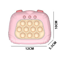 (U) Pop Push Bubble Fidget Sensory Toys Whack A Mole Music Quick Press Bubble Game Machine Squeeze Stress Relief Toy For Kids Adult