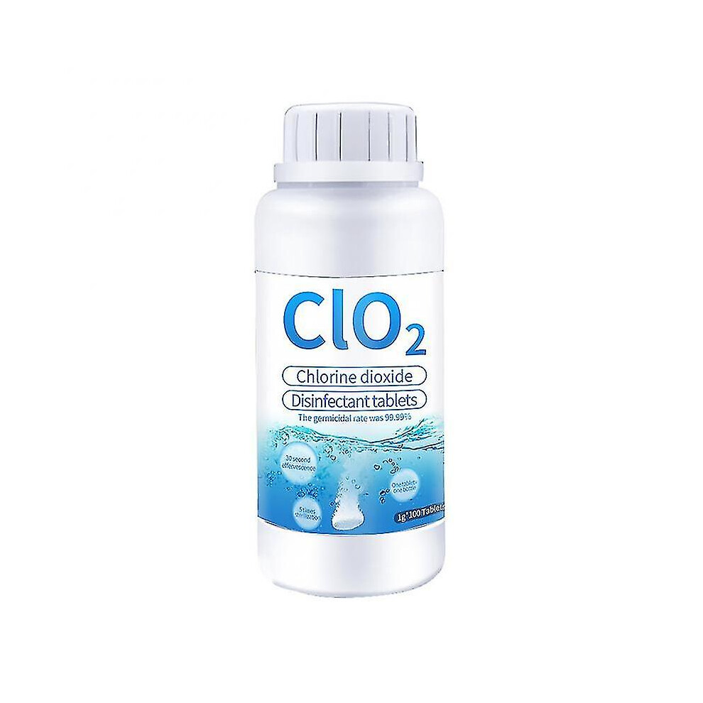 1tablet = 1l Disinfectant 100/200pcs Clo2 Chlorine Dioxide Effervescent