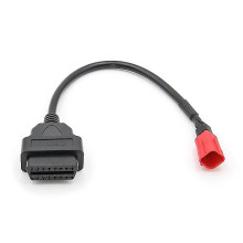 (HONDA 6P) For Ktm-6pin To 16pin Obd2 Car Diagnostic Motorbike Adapter Connector Cable