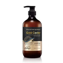 Keratine Queen Gold Caviar Keratin Collagen Protin Pre-Treatment Shampoo 800ml | Hair Repair, Frizz Control & Smoothness |Moisturizing |Sulfate-Free