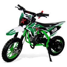 49cc Mini Dirt Bike Motorbike 58 Motocross Dark Green - 2 Stroke
