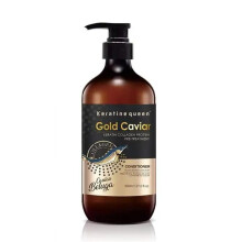 Keratine Queen Gold Caviar Keratin Collagen Protin Pre-Treatment Conditioner 800ml |Hair Repair, Frizz Control & Smoothness|Moisturizing|Sulfate-Free