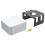Speaker Bracket Under Table Metal Hanging Shelf Storage for Mac Studio Wall Mount Bracket Cooling Ventilation Accessories 2