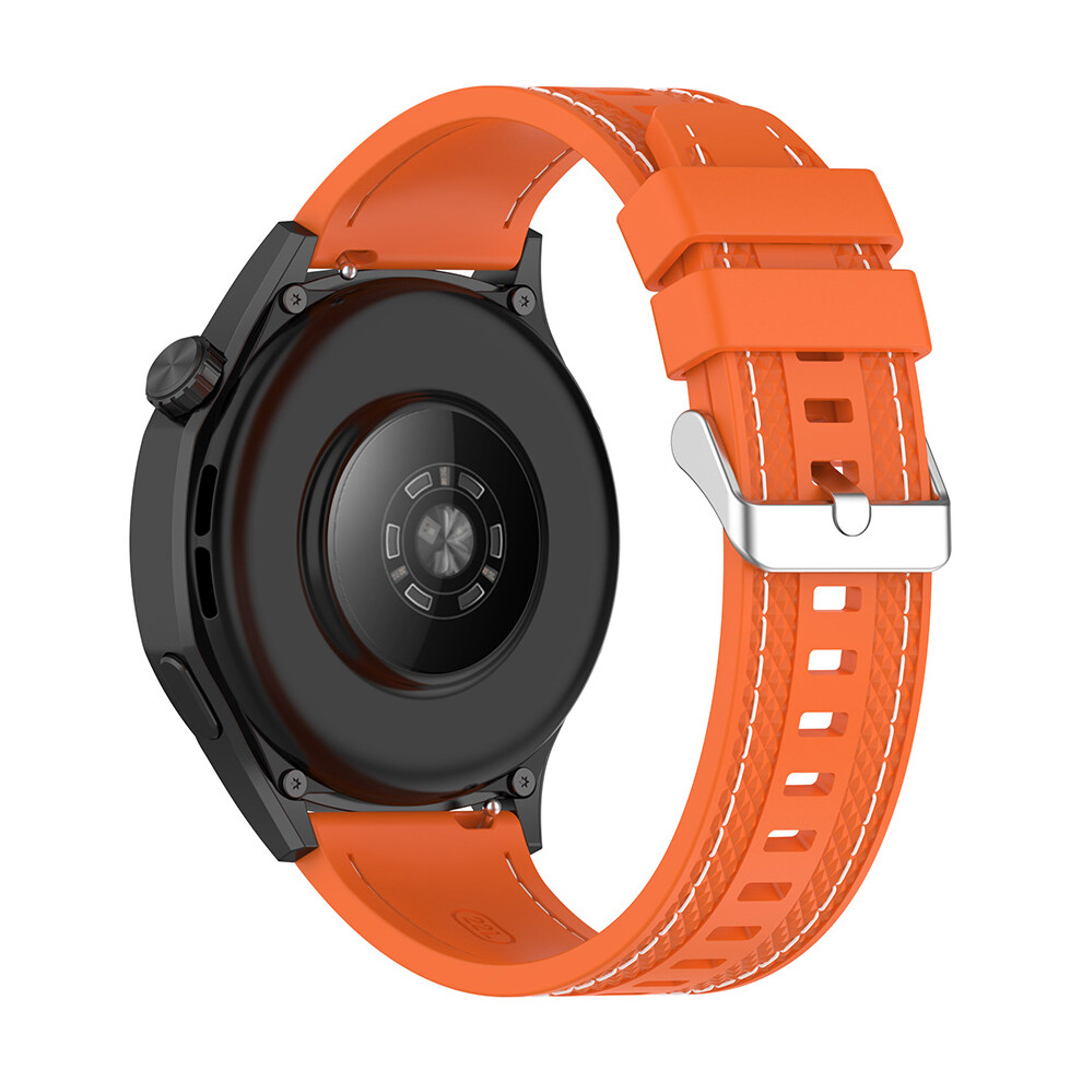 (Orange) Watch Strap Stitching Strap Stitching Silicone Strap Accessories For Xiaomi /Redmi /Huawei/Coros/Amazfit/Garmin Orange,Not,Specified 606096966574