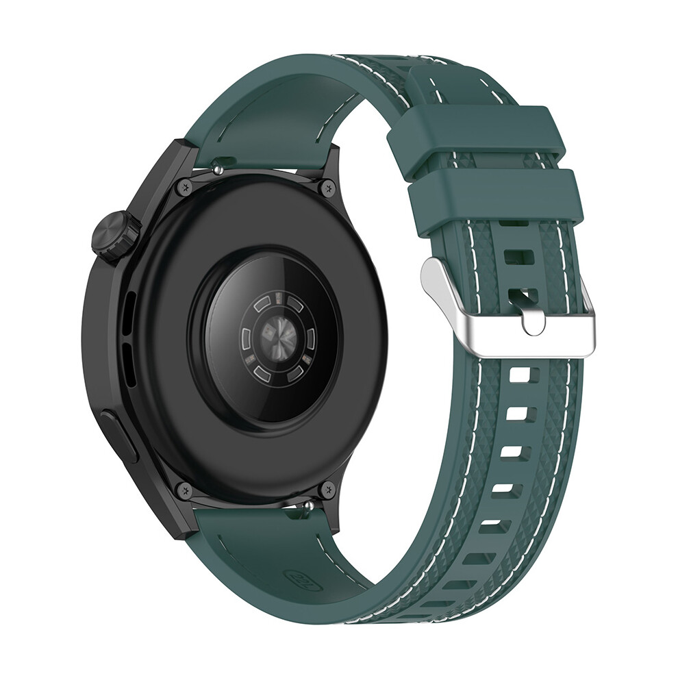 (Olive Green) Watch Strap Stitching Strap Stitching Silicone Strap Accessories For Xiaomi /Redmi /Huawei/Coros/Amazfit/Garmin Green,Not,Specified 606096966581