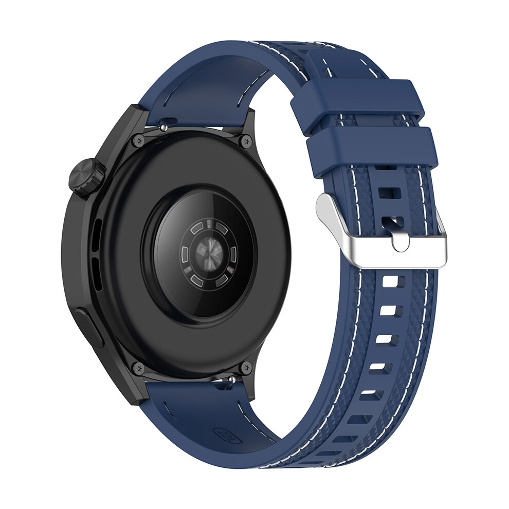 (Dark Blue) Watch Strap Stitching Strap Stitching Silicone Strap Accessories For Xiaomi /Redmi /Huawei/Coros/Amazfit/Garmin Blue,Not,Specified 606096966628