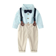 (130cm, Light green) Baby Boys Suit Outfits, Boys Gentleman Outfits Suit Set, , 3 Months - 14 Years