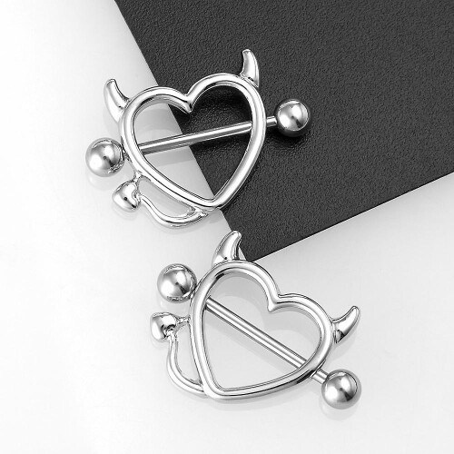 Stainless Steel Breast Studs, Pierced Jewellery, Barbell Sexy Piercing Studs