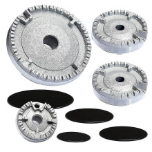 Cooker Hat Set Stove Lid Upgraded, Oven Hob Burner Crown Cap, Burner Cap Fits Most Stove Burners