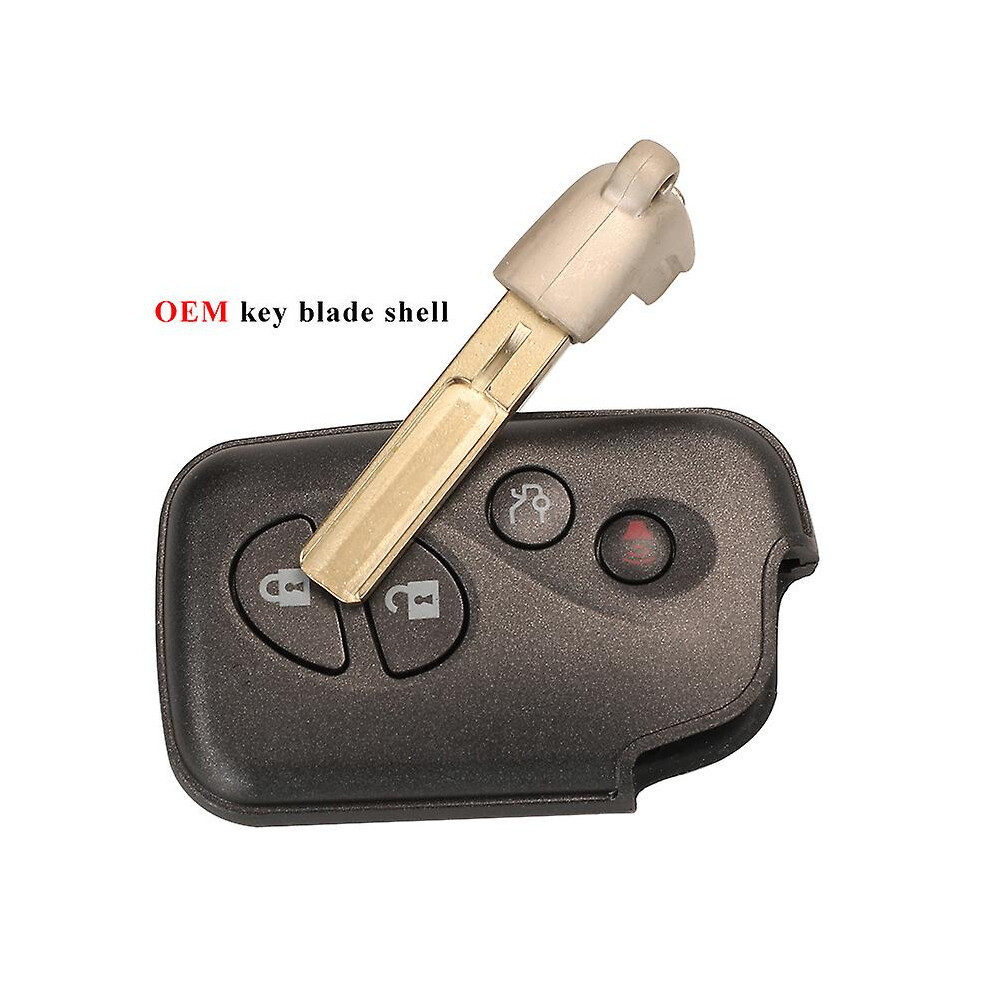 (4Btn Oem Design) Key Shell Remote For Lexus Gs300 Gs350 Gs430 Gs450h Gs460 Es350 Lx470 Ls460 Lx570 Is350 Rx350 Is220 Is250 Is350 Isf Isf 7364070359967