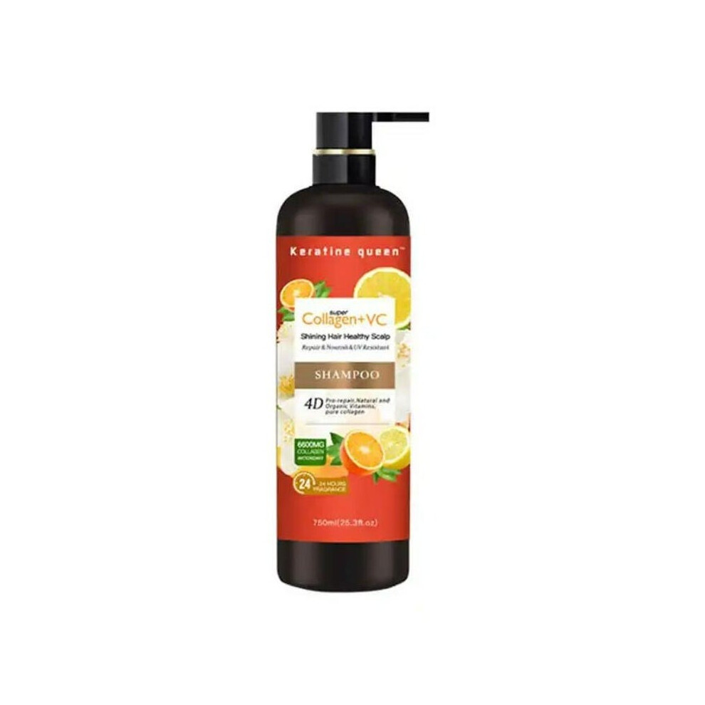 Keratine Queen Super Collagen+VC Shining Hair Healthy Scalp Shampoo 750ml