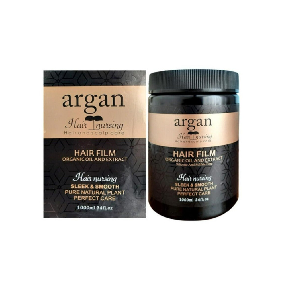 Keratine Queen Argan Hair Nursing Hair & Scalp Care Hair Mask 1000ml | Sleek & Smooth Hair | Prefect Hair Care | Silicone & Sulfate-Free