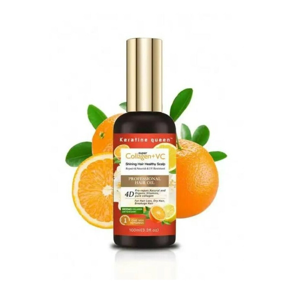 Keratine Queen Super Collagen+VC Shining Hair Healthy Scalp Hair Oil 100ml
