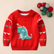 (red, 90) WQJNWEQ Children Christmas Gifts Children's Sweater Knit Jumper, Double Coat
