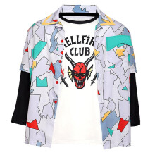 (110) Hellfire Club Long Sleeve And Tshirt Set Hellfire Mens Adults Kids Boys
