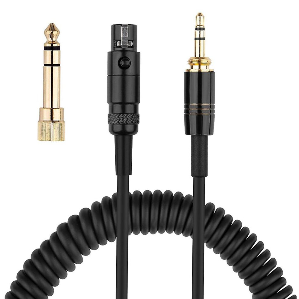 Mini Xlr 3-Pin Replacement Spring Cable Extension Cord For Akg K141 K171 K175 K181 K240 K240s K271 K271s Mkii Headphone 7364070364305