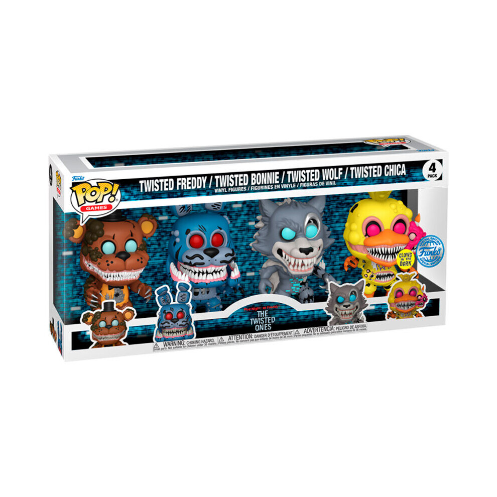 Funko Pop! Games Five Nights at Freddy's The Twisted Ones 4 Pack