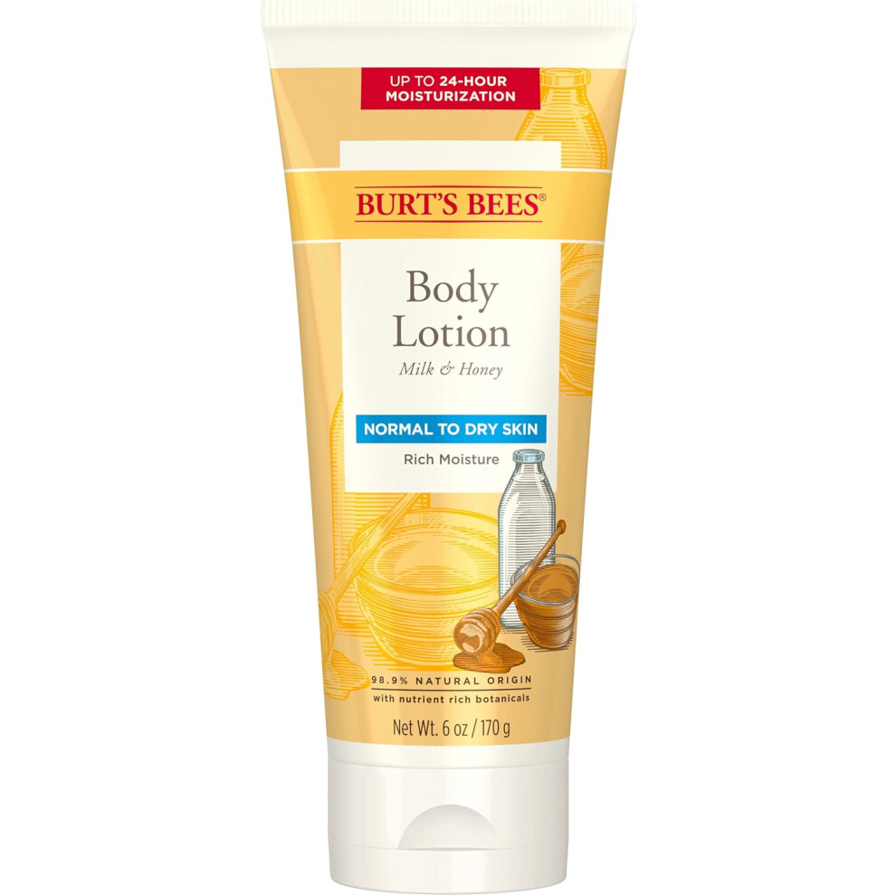 Burt's Bees Milk And Honey Body Lotion - 6 Oz