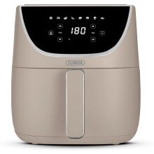 (6L, Latte) Vortx Air Fryer with Digital Control Panel, 1700W, 6L, Latte