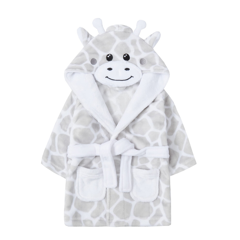 (Giraffe, 18 - 24 Months) Metzuyan Baby Girls & Boys Plush Fleece Animal Dressing Gown 0-24 Months-image-OPC-PFRXPZ7-NEW