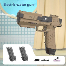 (Yellow A) Electric Water Toy Automatic Water Blater Toys For Kids Summer Boy Girls Water Fight Toys