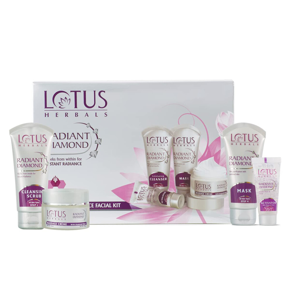 Lotus Herbals Amber Radiant Diamond Facial Kit Multi Use