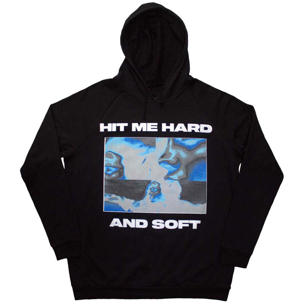 (XL, Black) Billie Eilish Hit Me Hard And Soft Negative Pullover Hoodie