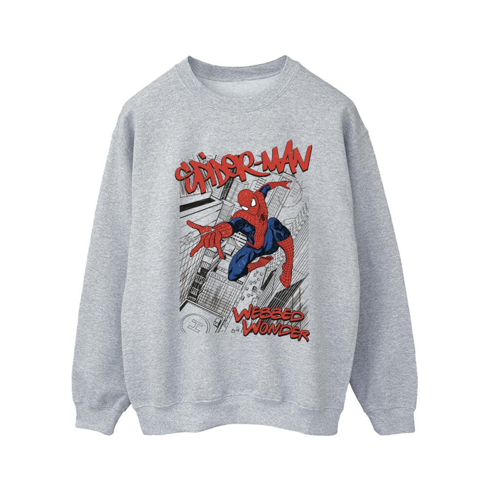 Spider-Man Sketch City Sweatshirt