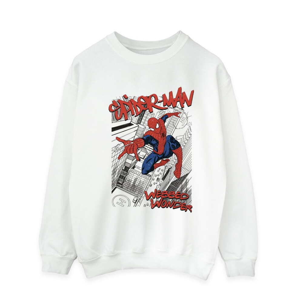 Spider-Man Sketch City Sweatshirt