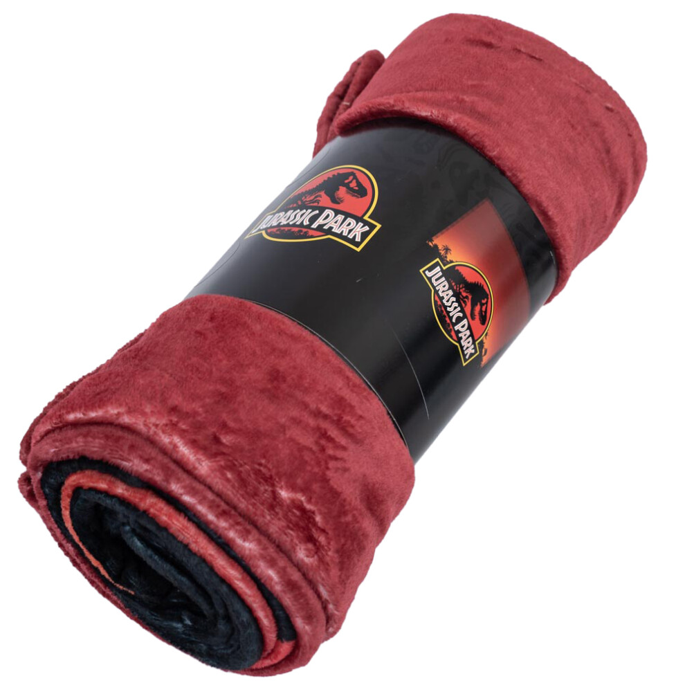 Jurassic Park Premium Fleece Blanket Official Licensed Merchandise