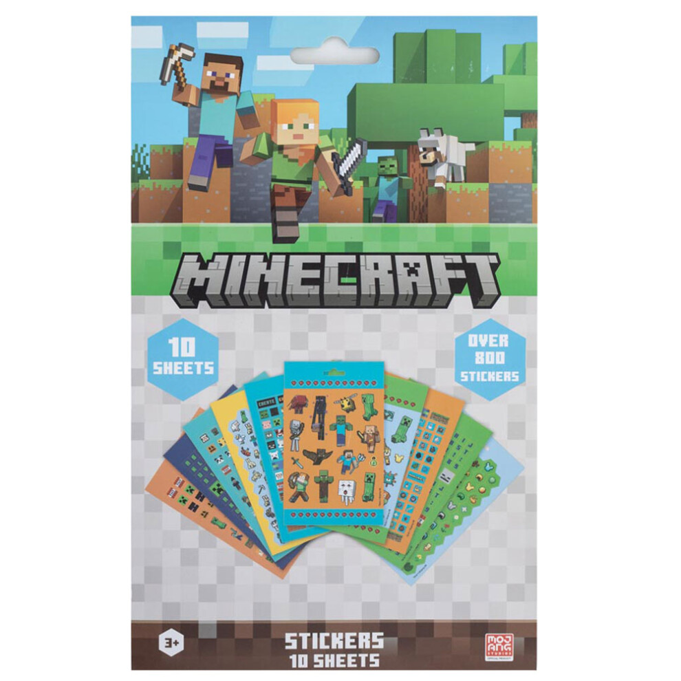 Minecraft 800pc Sticker Set Official Licensed Product