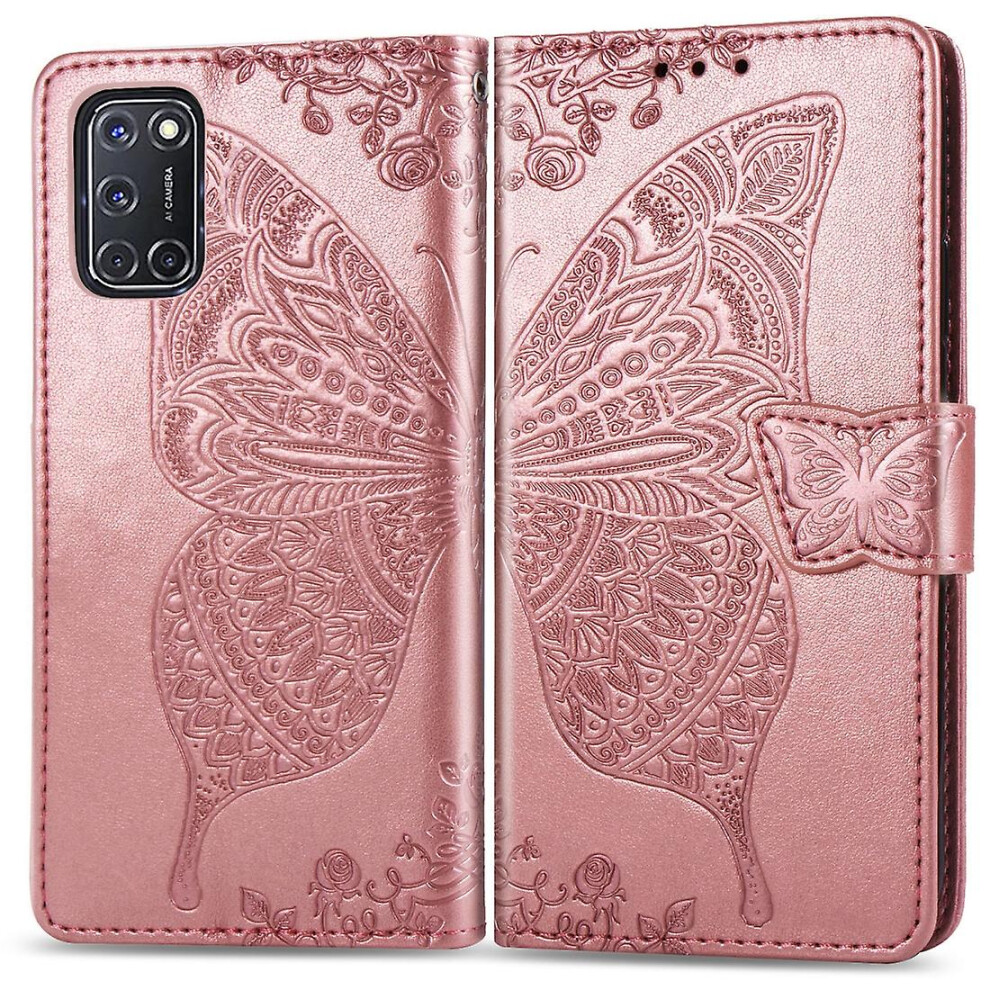 (Rose ) Butterfly Leather For Oppo A52/A72/A92 Gold 7364070419968