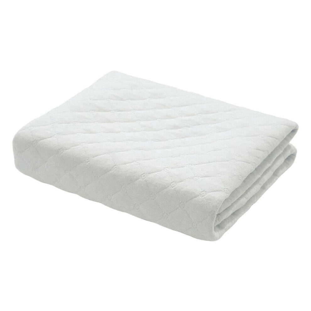 White (White) Reusable Washable Absorbent Incontinence Bed Pads Sheet Mattress Protector
