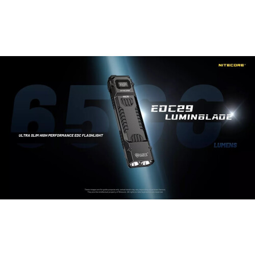 Nitecore EDC29 USB Charging 6500 Lumens LED Torch Flashlight 1