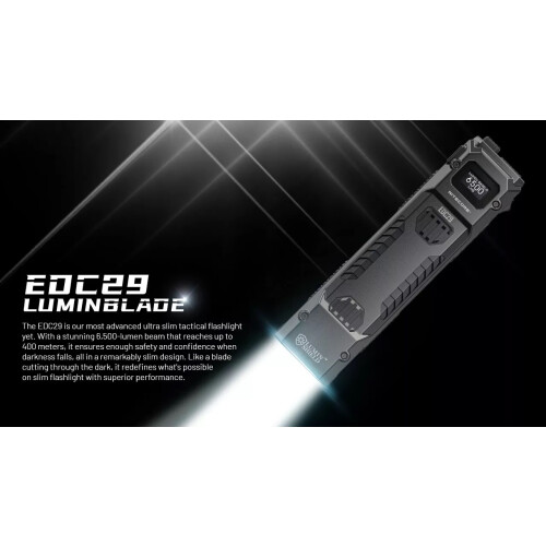 Nitecore EDC29 USB Charging 6500 Lumens LED Torch Flashlight 2