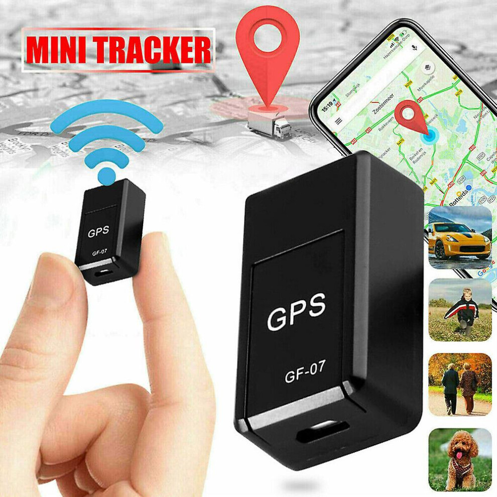 Gf-07 Mini Magnetic Gps Tracker Real-Time Location For Car Truck Vehicle Locator Gsm Gprs Tracking Decive Light 7364070447985