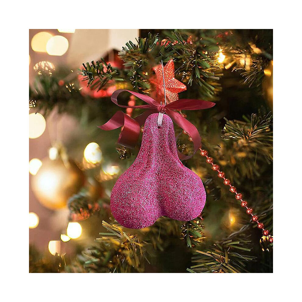 (Pink) Christmas Ballballs Pendant Creative Xmas Trees Hanging Ornaments Decor-image-OPC-PFS2GT2-NEW