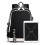 Billie Eilish Billie Eilish Pattern Usb Charging Backpack Student Schoolbag 4