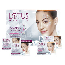 Lotus Herbals Radiant Pearl Facial Kit 4 In 1 (4X 37g)
